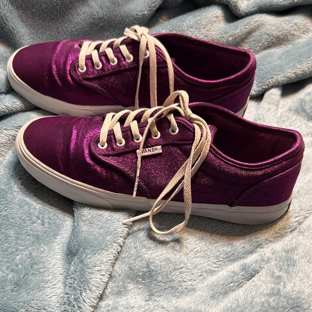 Vans Women's velvet Purple Sneakers Size 7